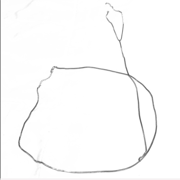 Silver body chain - Picture 2 of 5